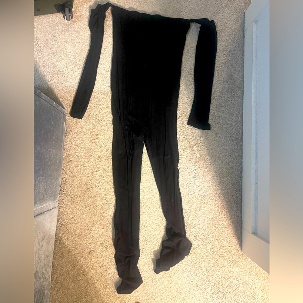 Off the shoulder cotton one piece